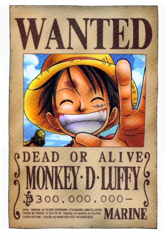 One Piece Wanted Font - circleele
